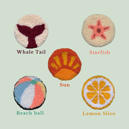 Coastal Car Coaster Set