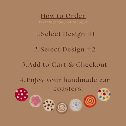 Bakery Car Coaster Set