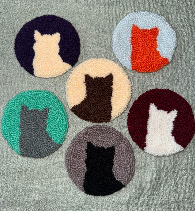 Cat Silhouette Coaster