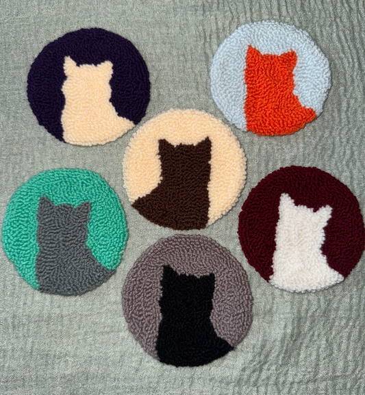 Cat Silhouette Coaster